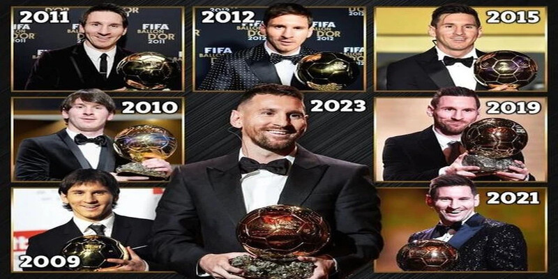 Messi lập kỷ lục khi là cầu thủ duy nhất nhận 8 Quả bóng vàng