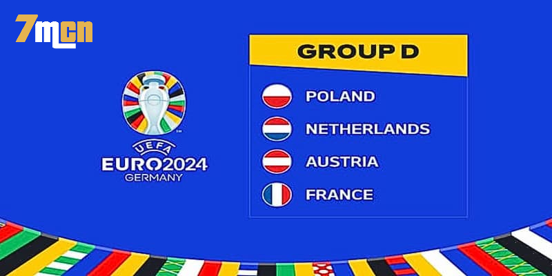 Các đội tham dự Euro 2024 bảng D là ai?